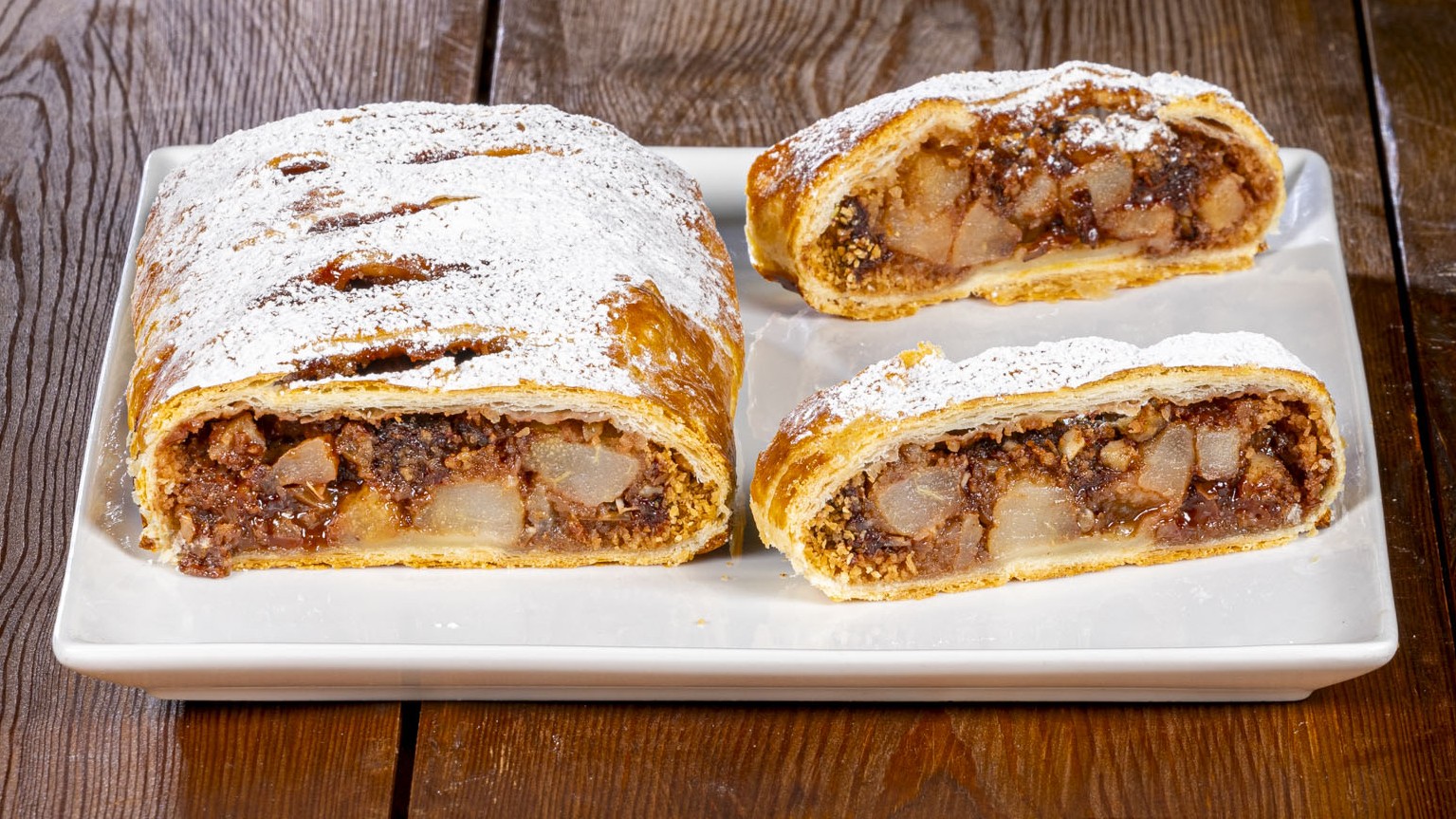 Strudel di pere e cioccolato