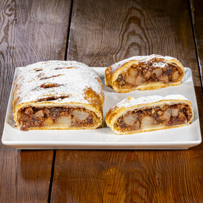 Strudel di pere e cioccolato