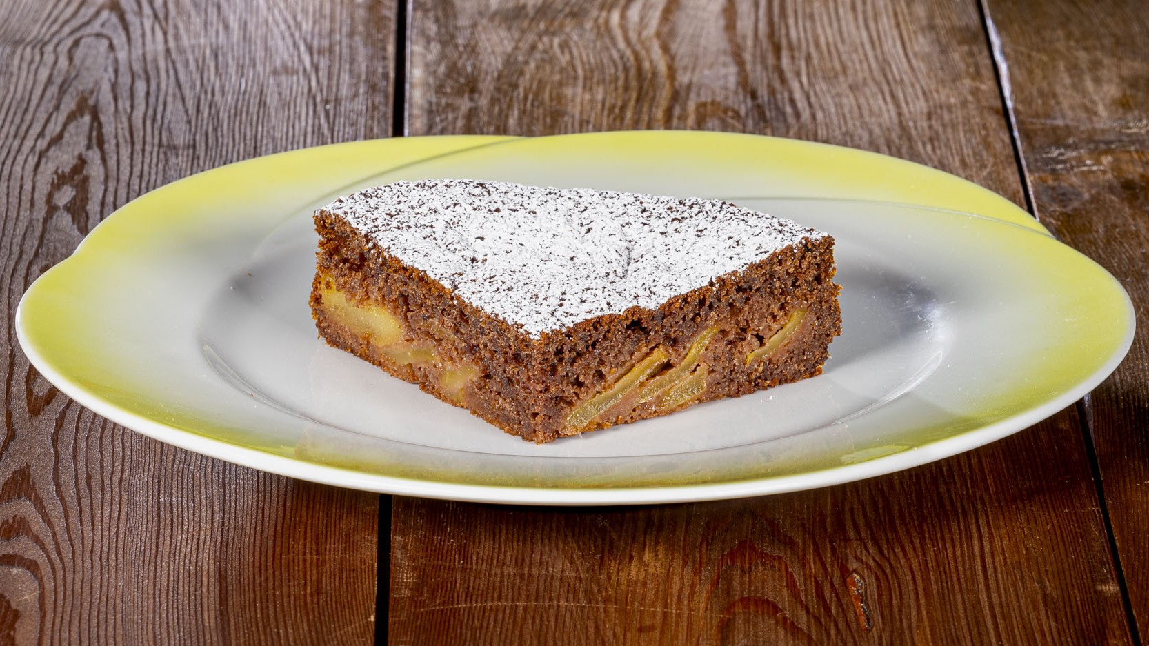 Torta di mele al cioccolato