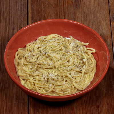 Spaghetti alla crema di porri