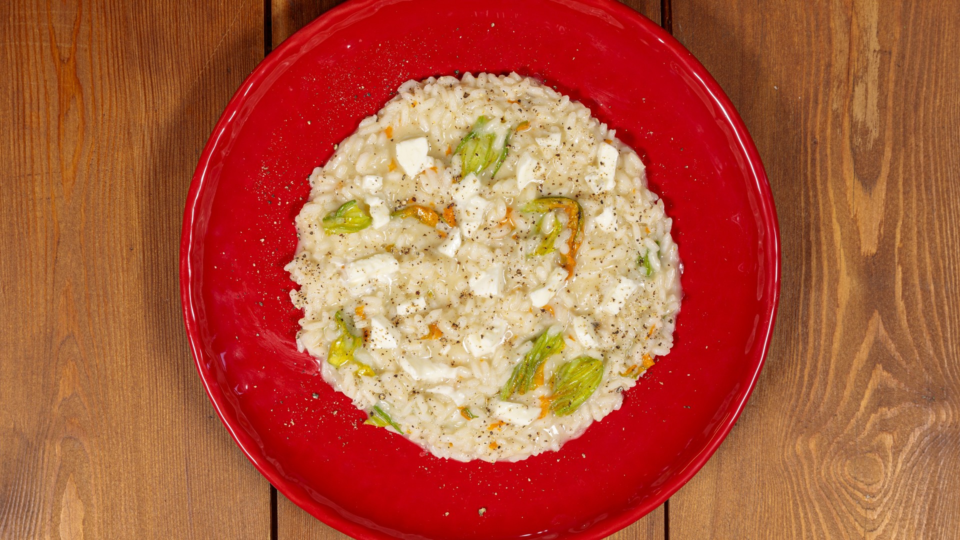 Risotto ai fiori di zucca