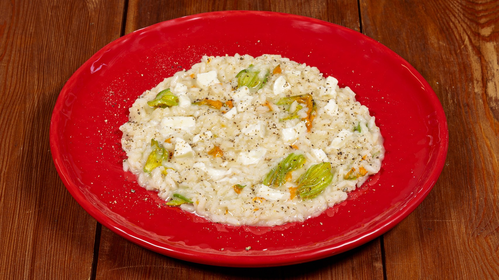 Risotto ai fiori di zucca