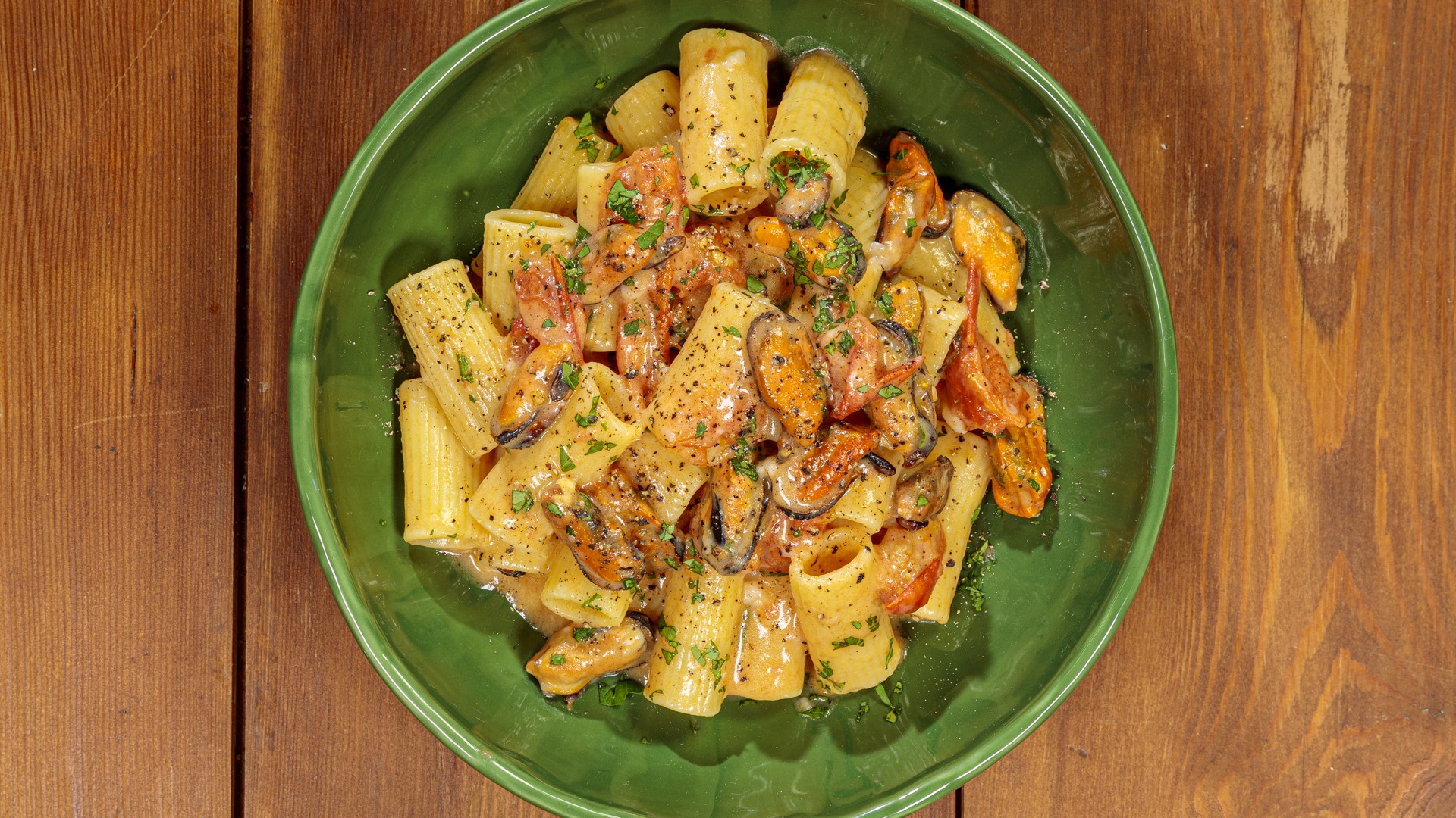 Pasta cozze e pecorino