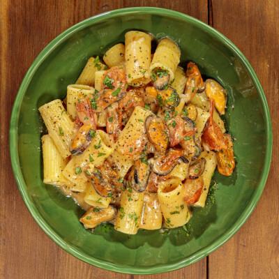 Pasta cozze e pecorino