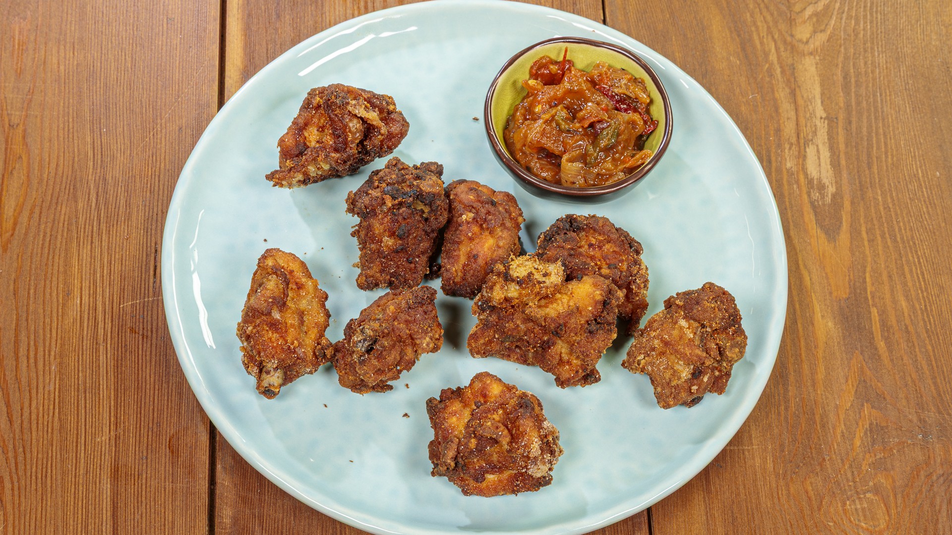 Ayam goreng - Pollo fritto indonesiano
