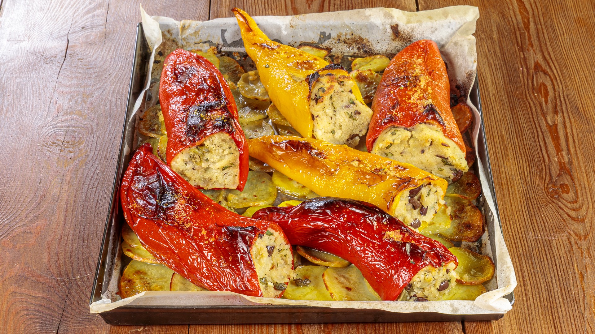 Peperoni ripieni alla semplice