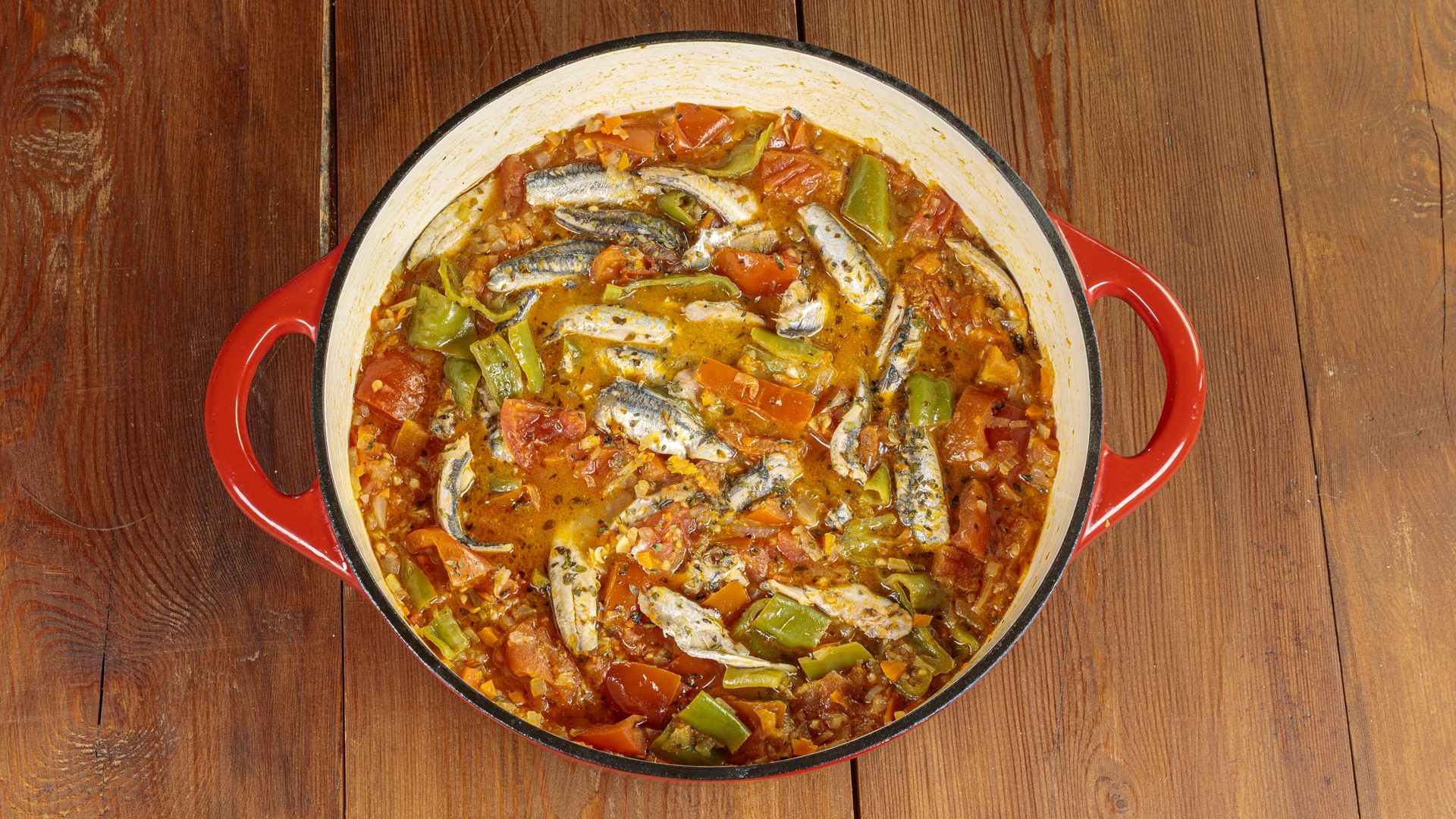 Zuppetta di acciughe fresche