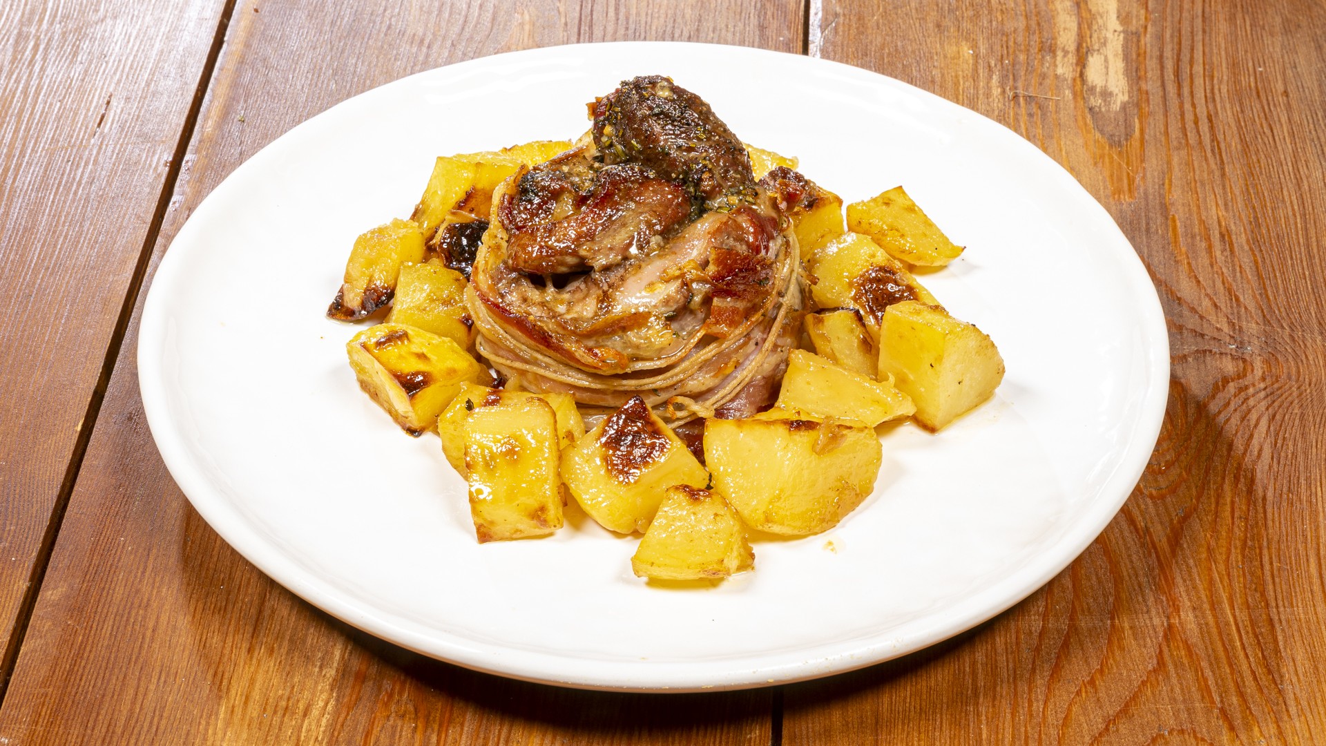 Agnello al forno con patate