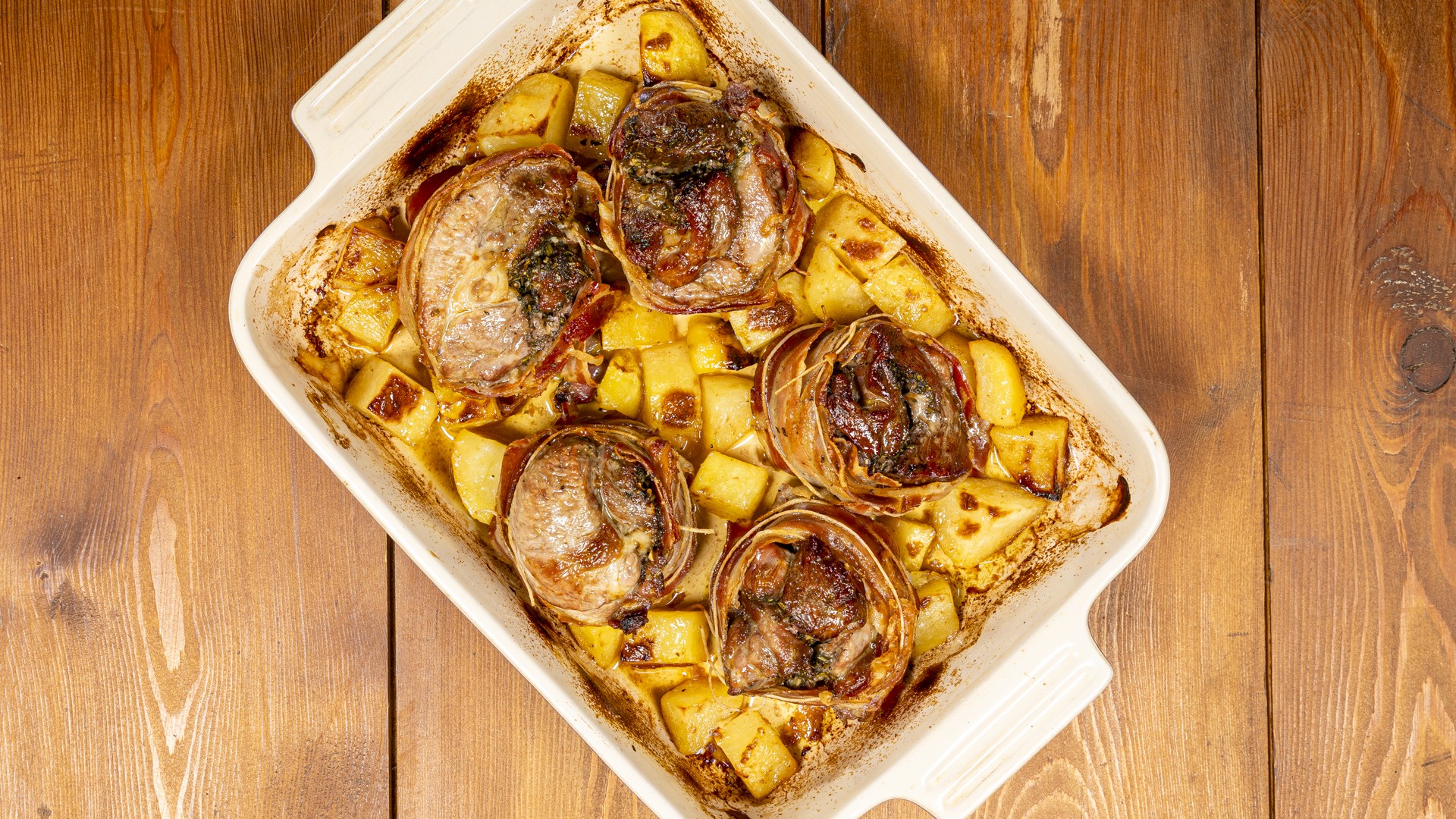 Agnello al forno con patate