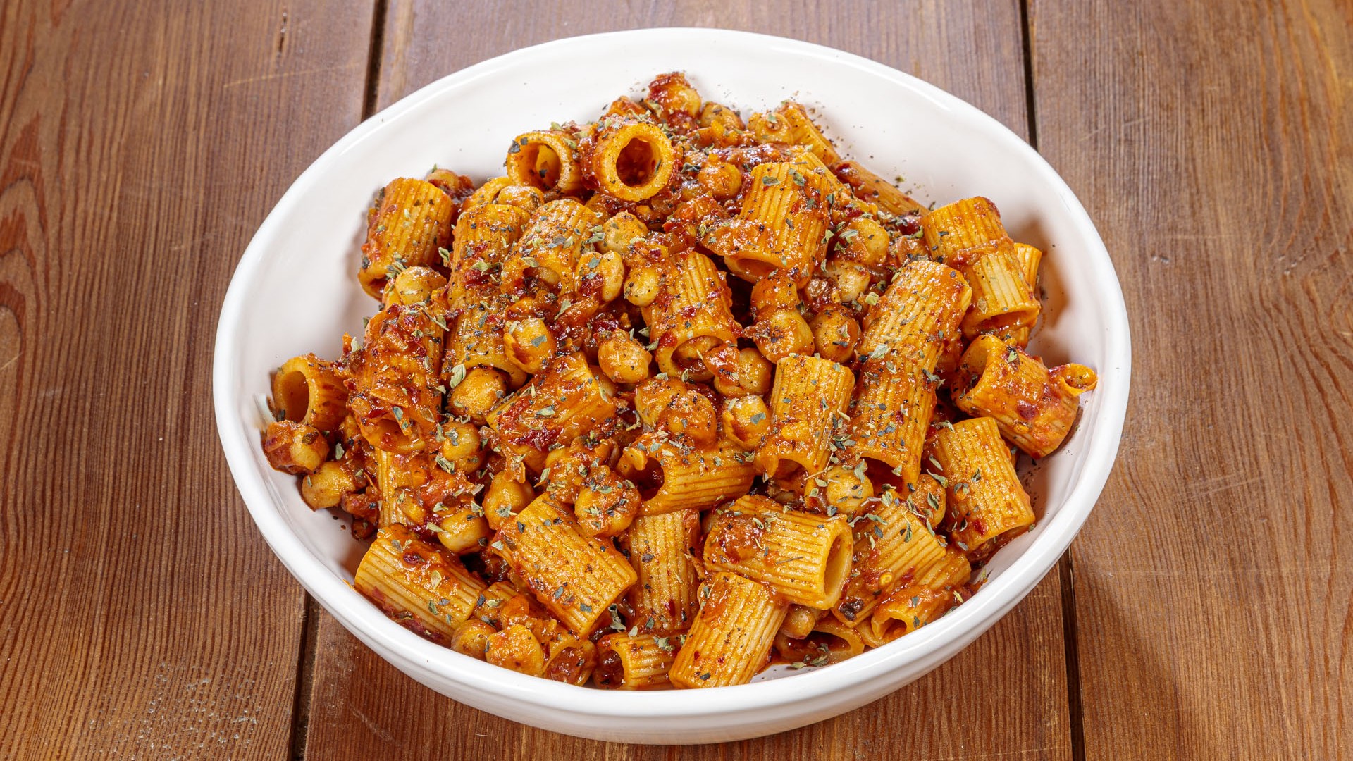 Pasta e ceci con la 'nduja