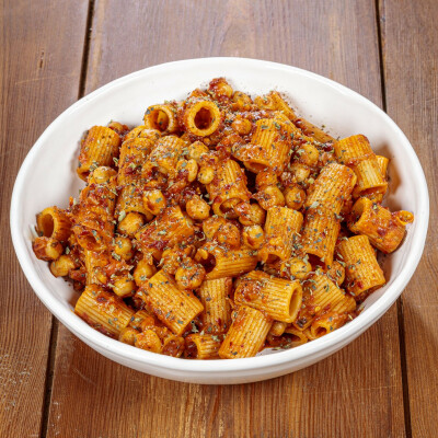 Pasta e ceci con la 'nduja