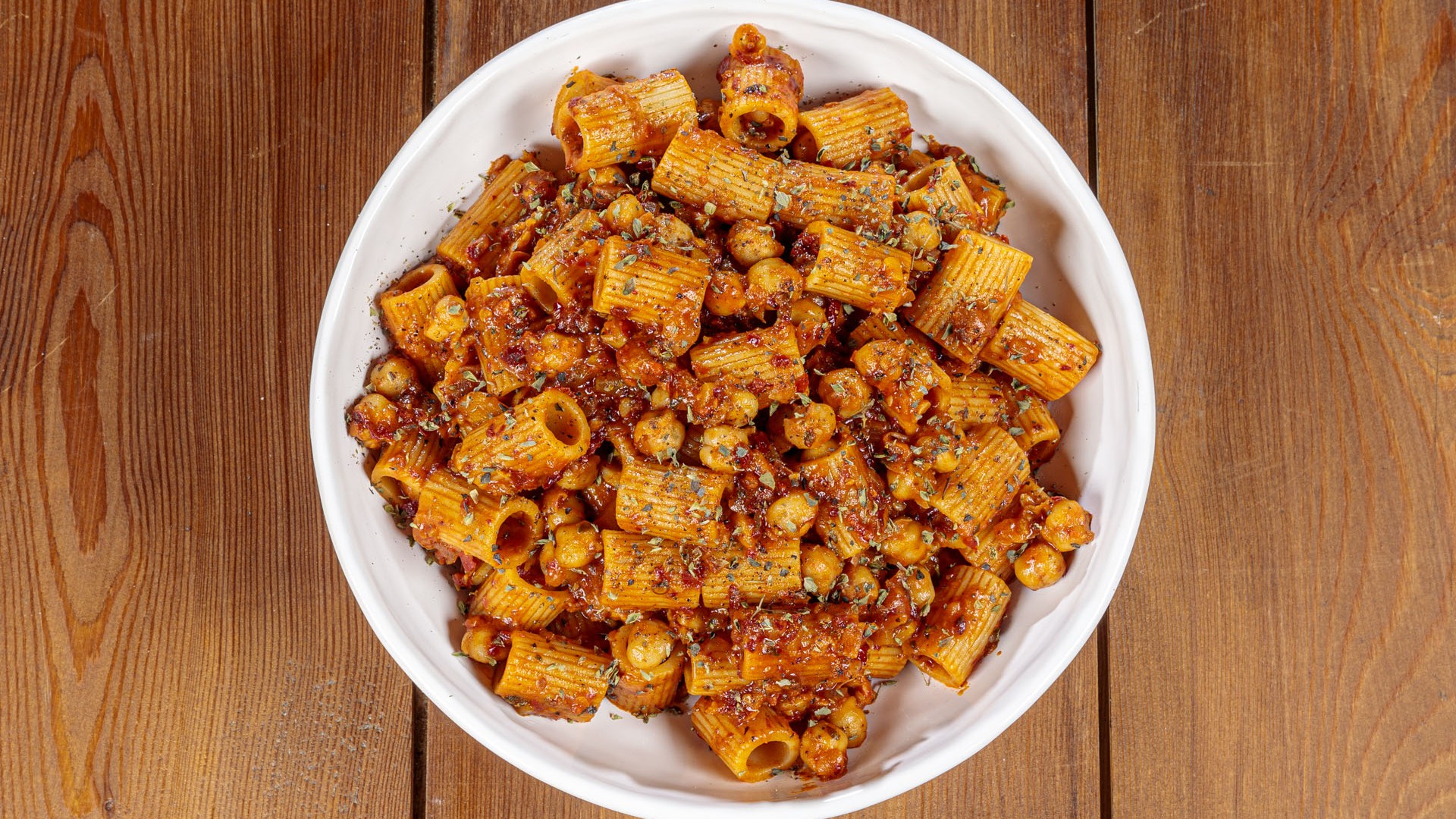 Pasta e ceci con la 'nduja
