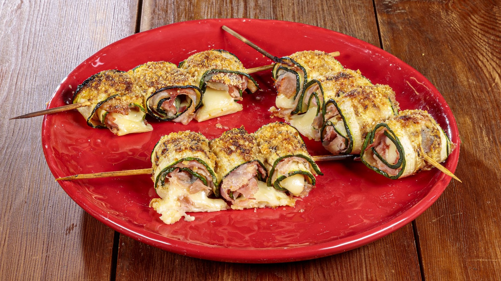 Involtini di zucchine al forno