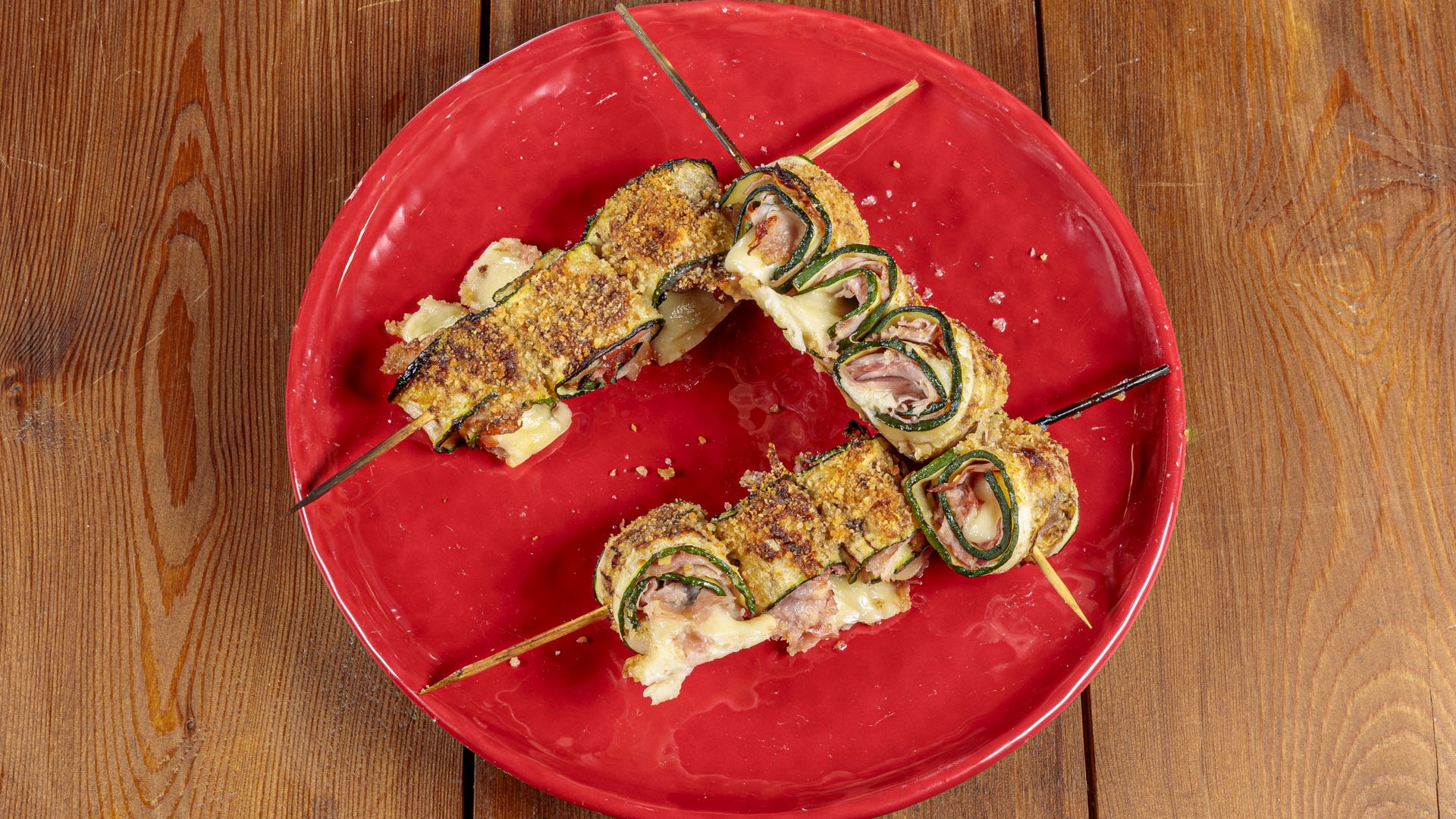 Involtini di zucchine al forno
