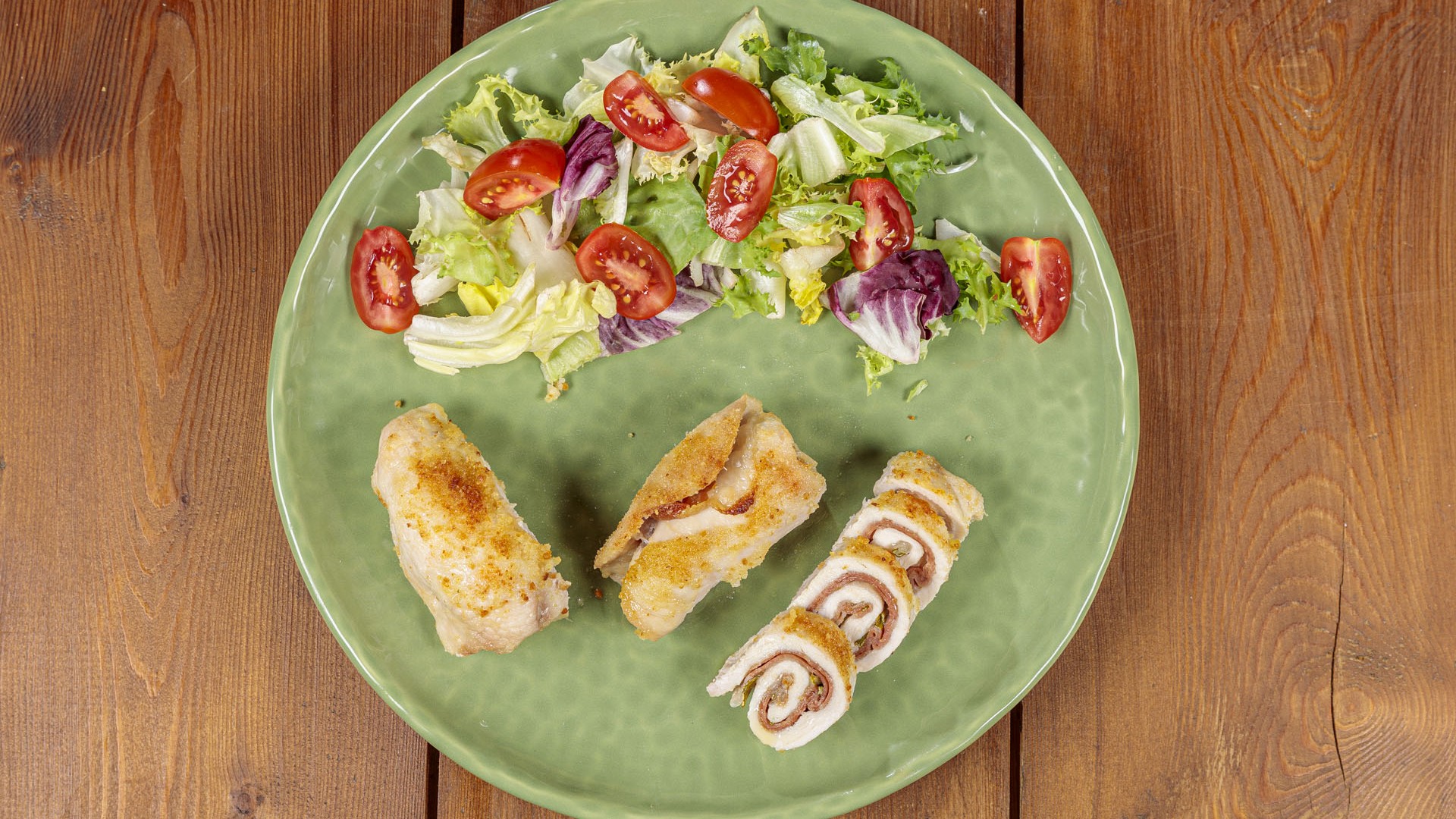 Involtini di pollo e prosciutto di Parma