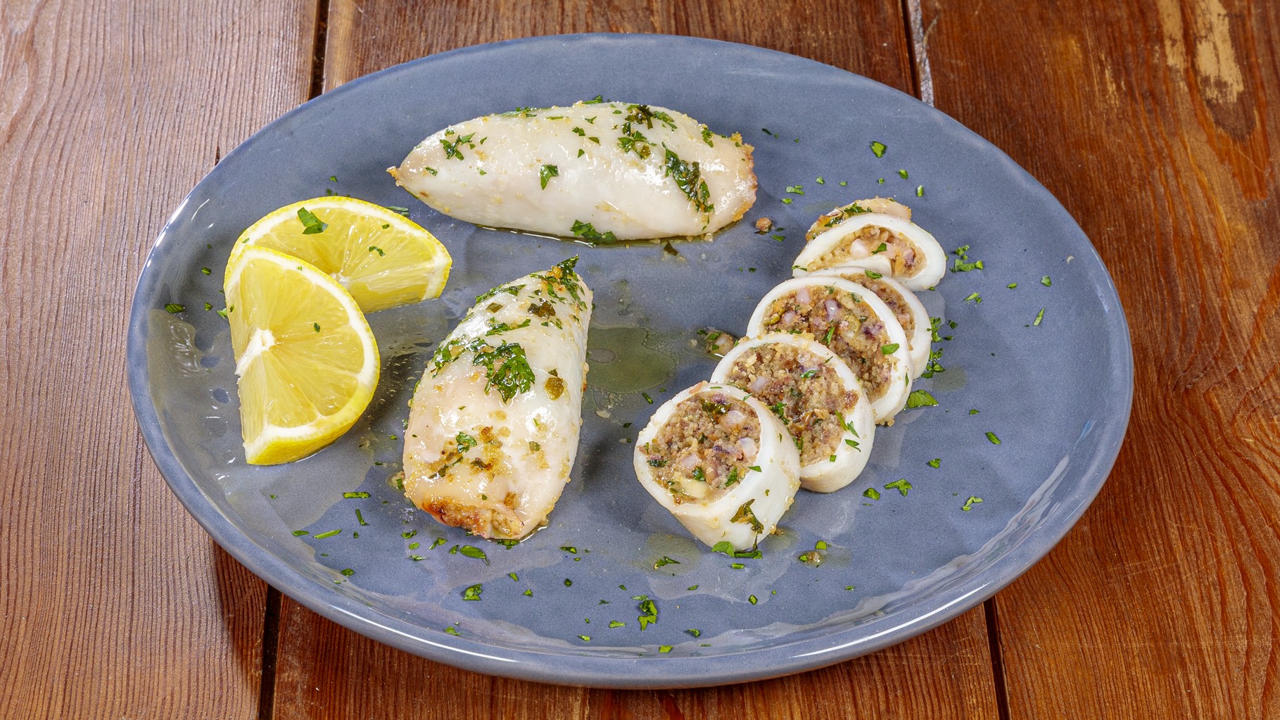 Calamari ripieni alla siciliana