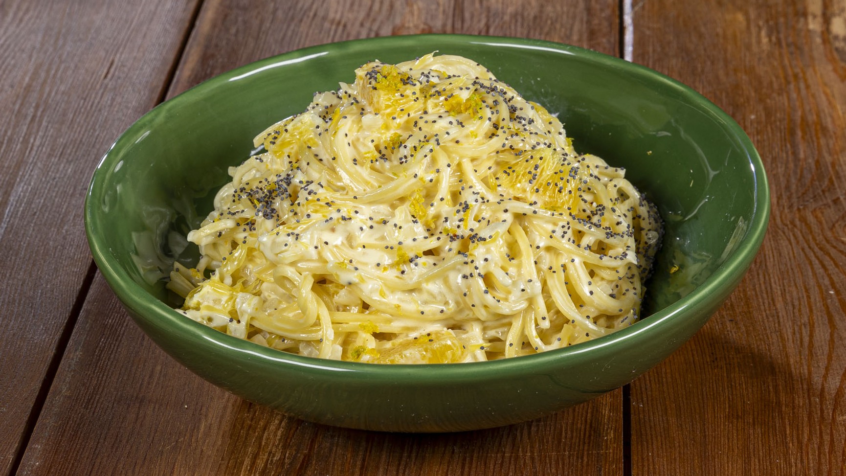 Spaghetti alla chitarra all'arancia