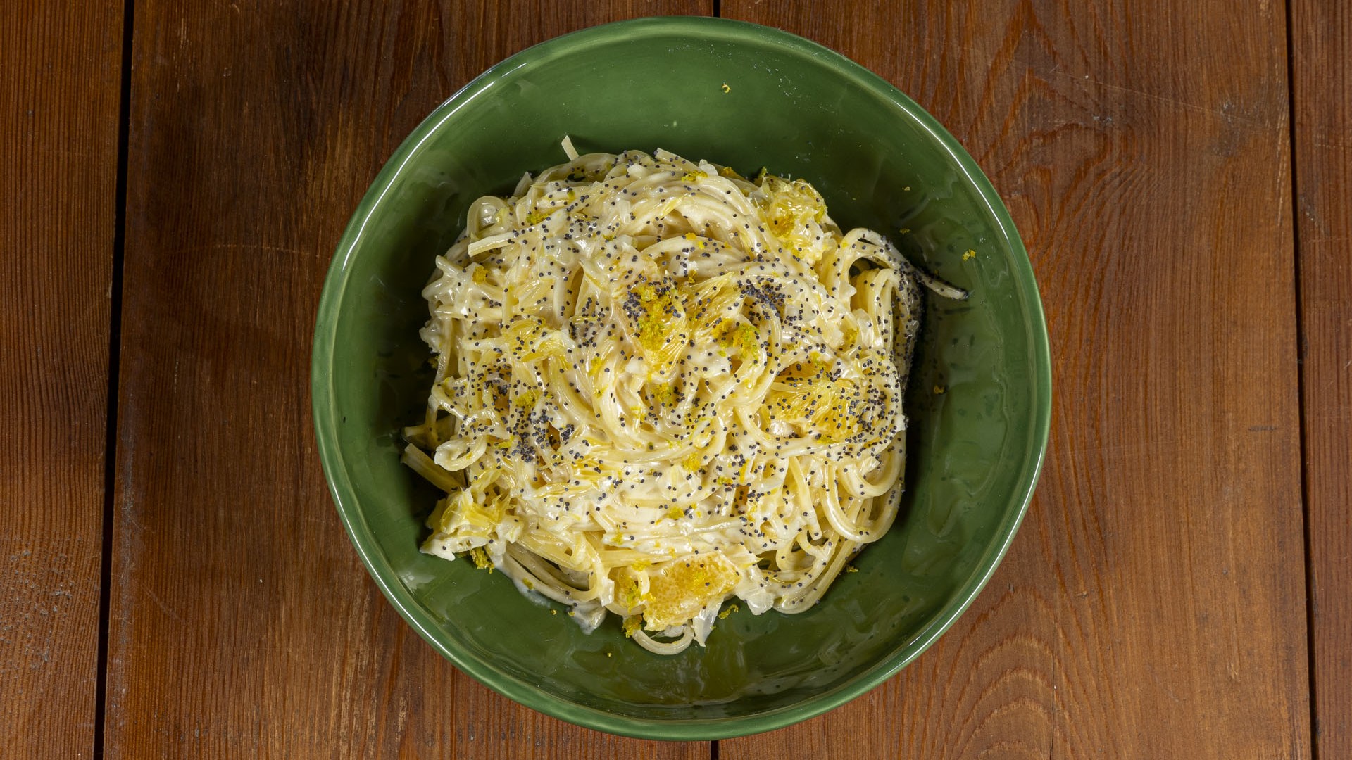 Spaghetti alla chitarra all'arancia