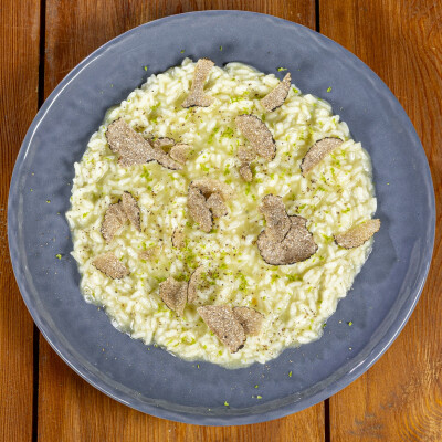 Risotto lime e tartufo