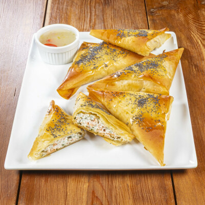 Triangoli al salmone