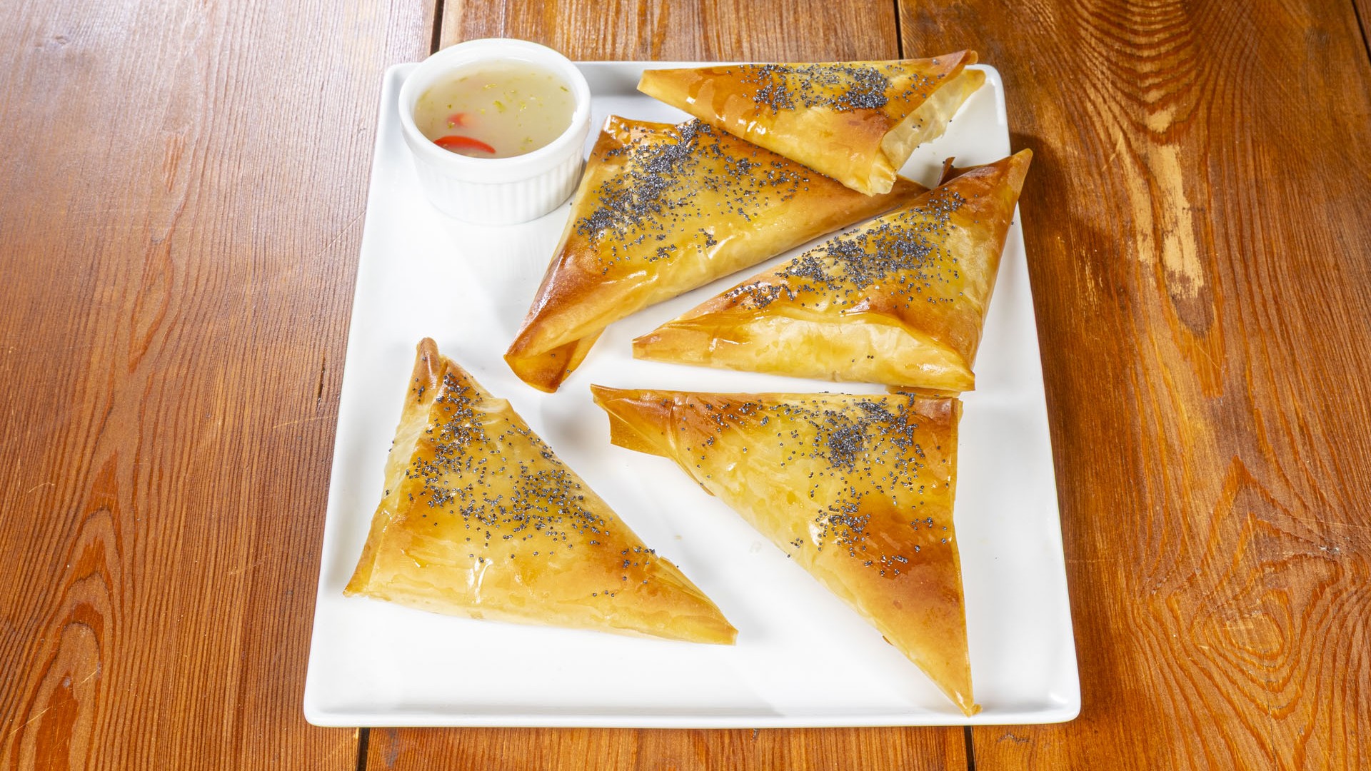 Triangoli al salmone