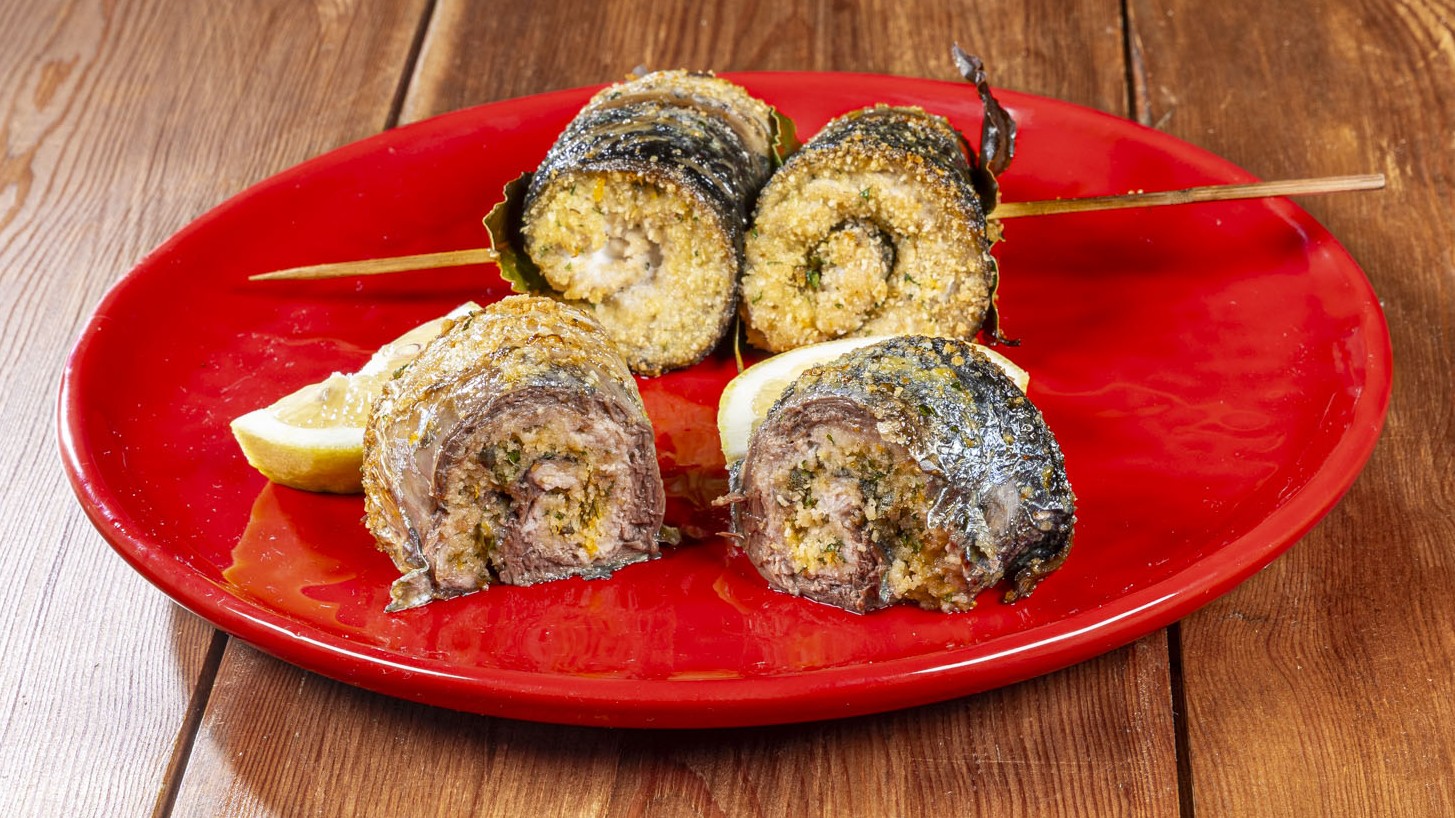 Involtini di sgombro