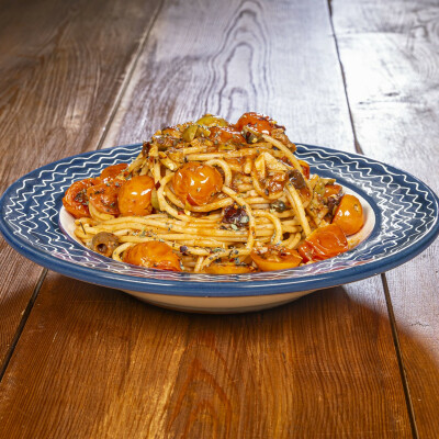 Spaghetti all'Eoliana