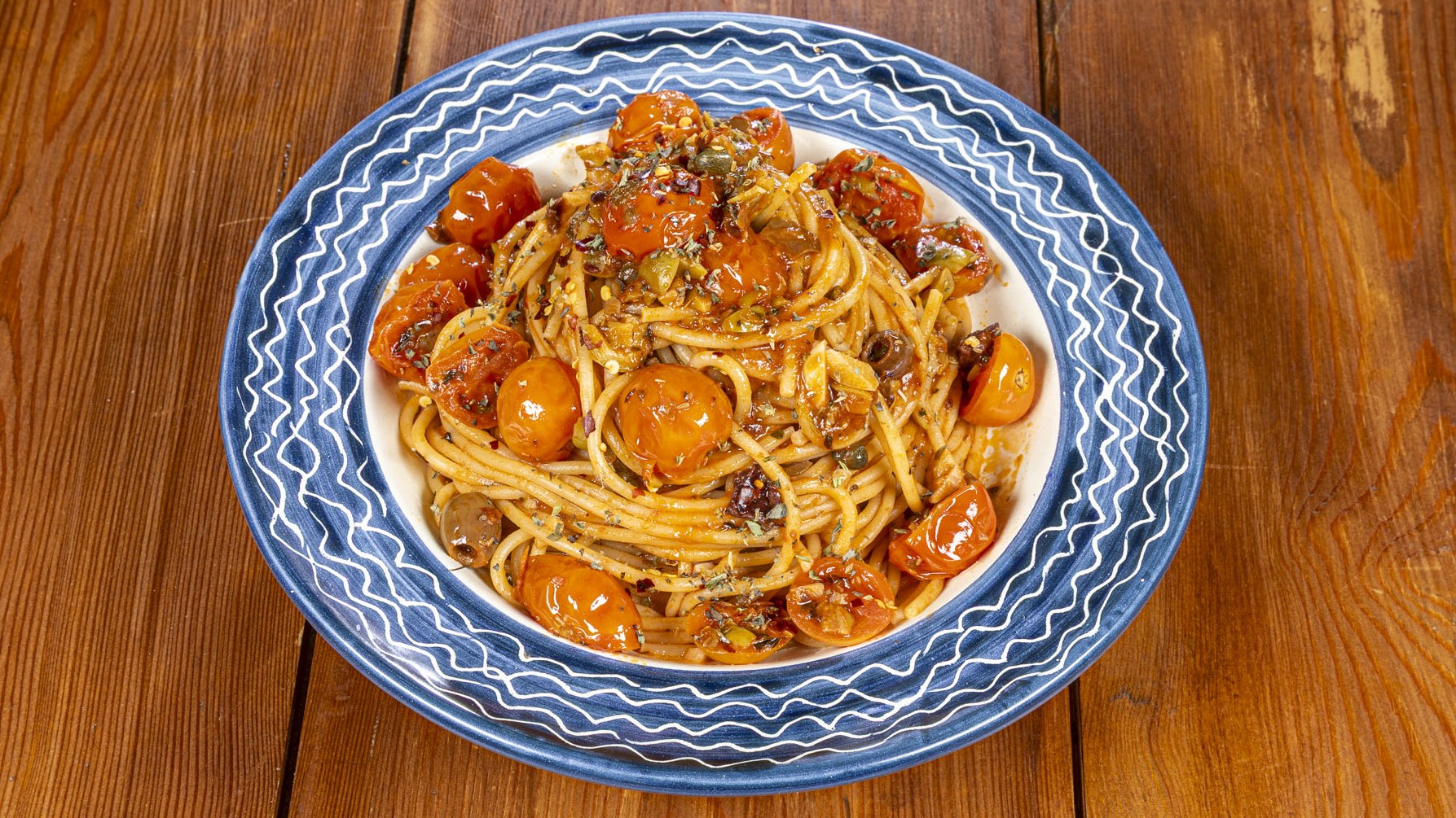 Spaghetti all'Eoliana