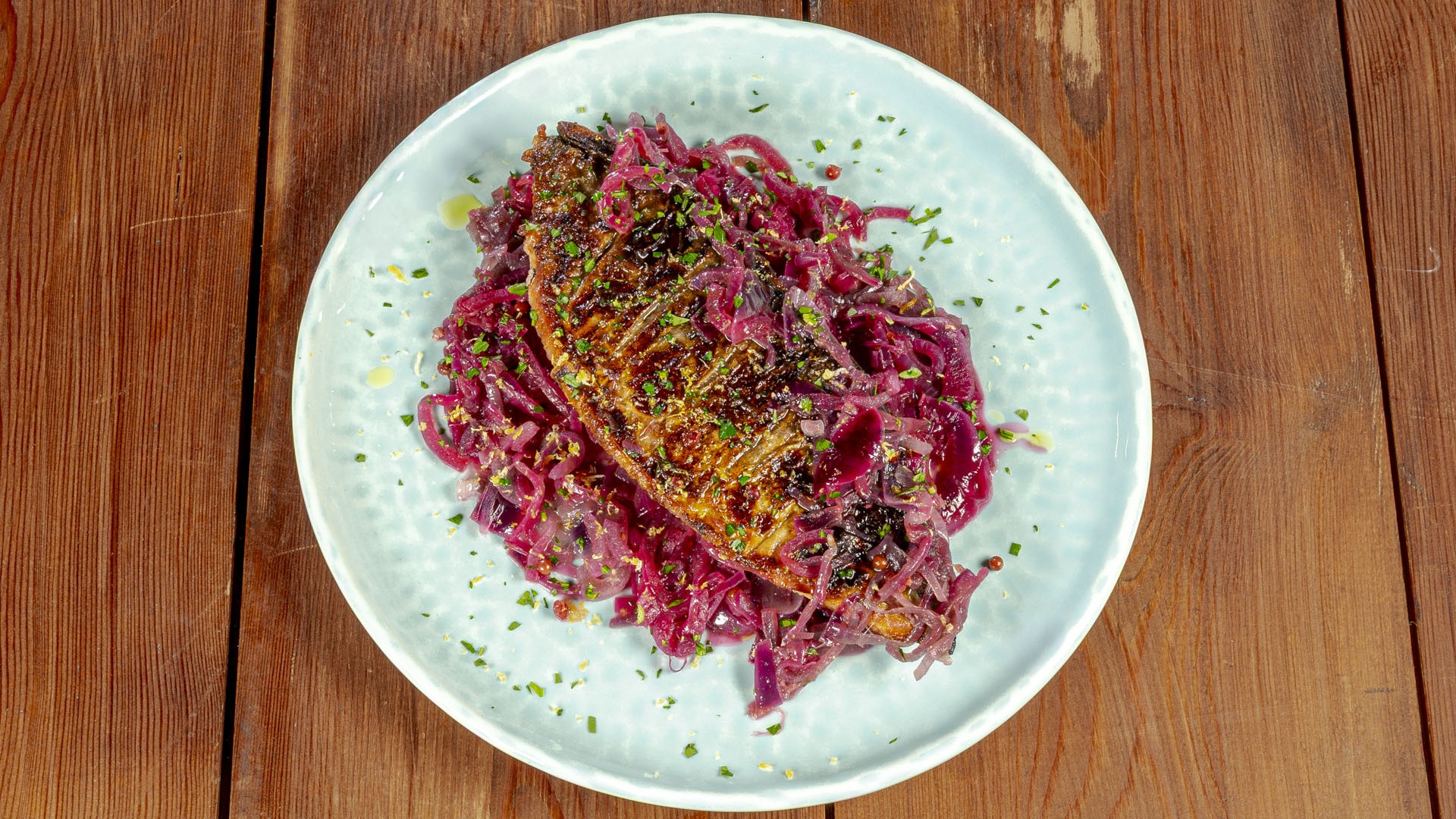 Sgombro cipolle e limone