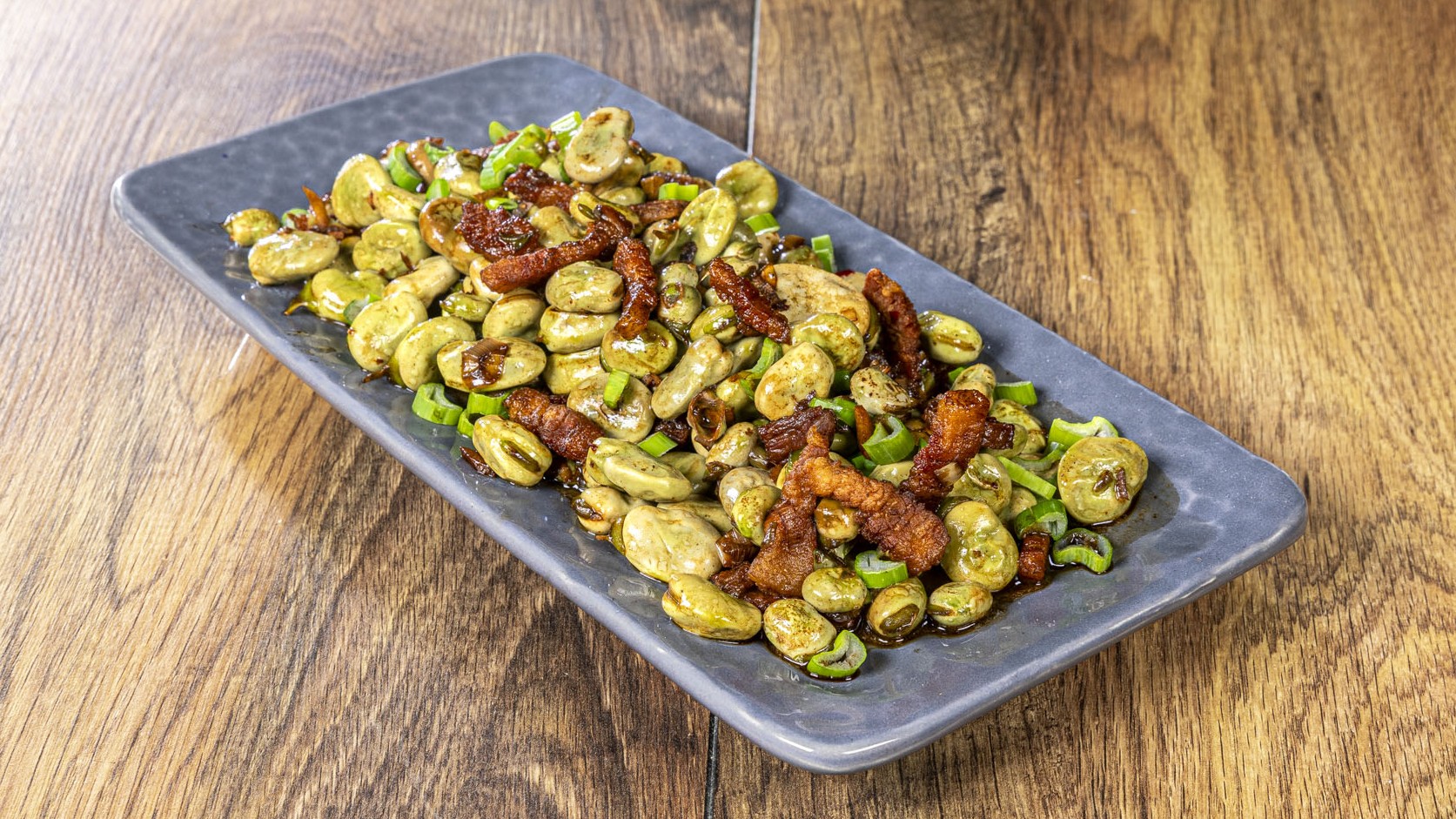 Fave saltate all'orientale