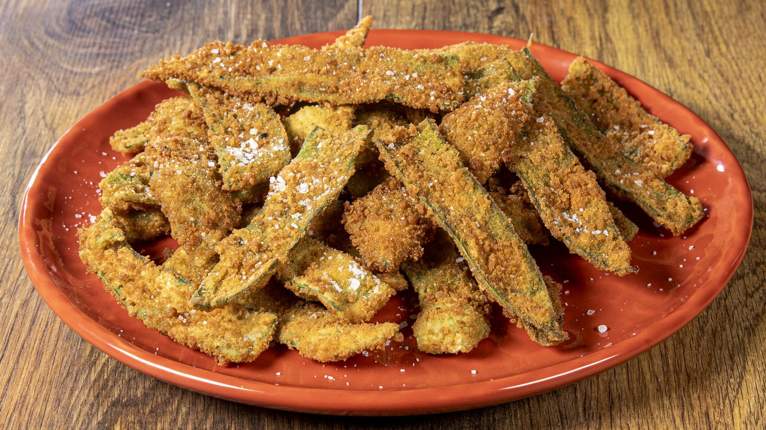 Baccelli di fave fritti