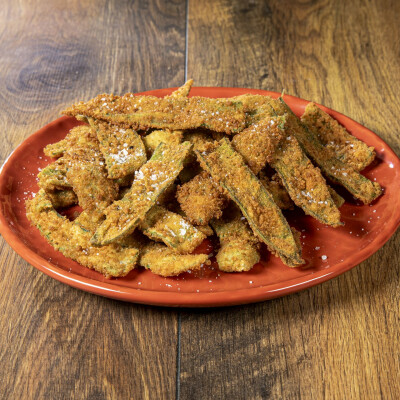 Baccelli di fave fritti