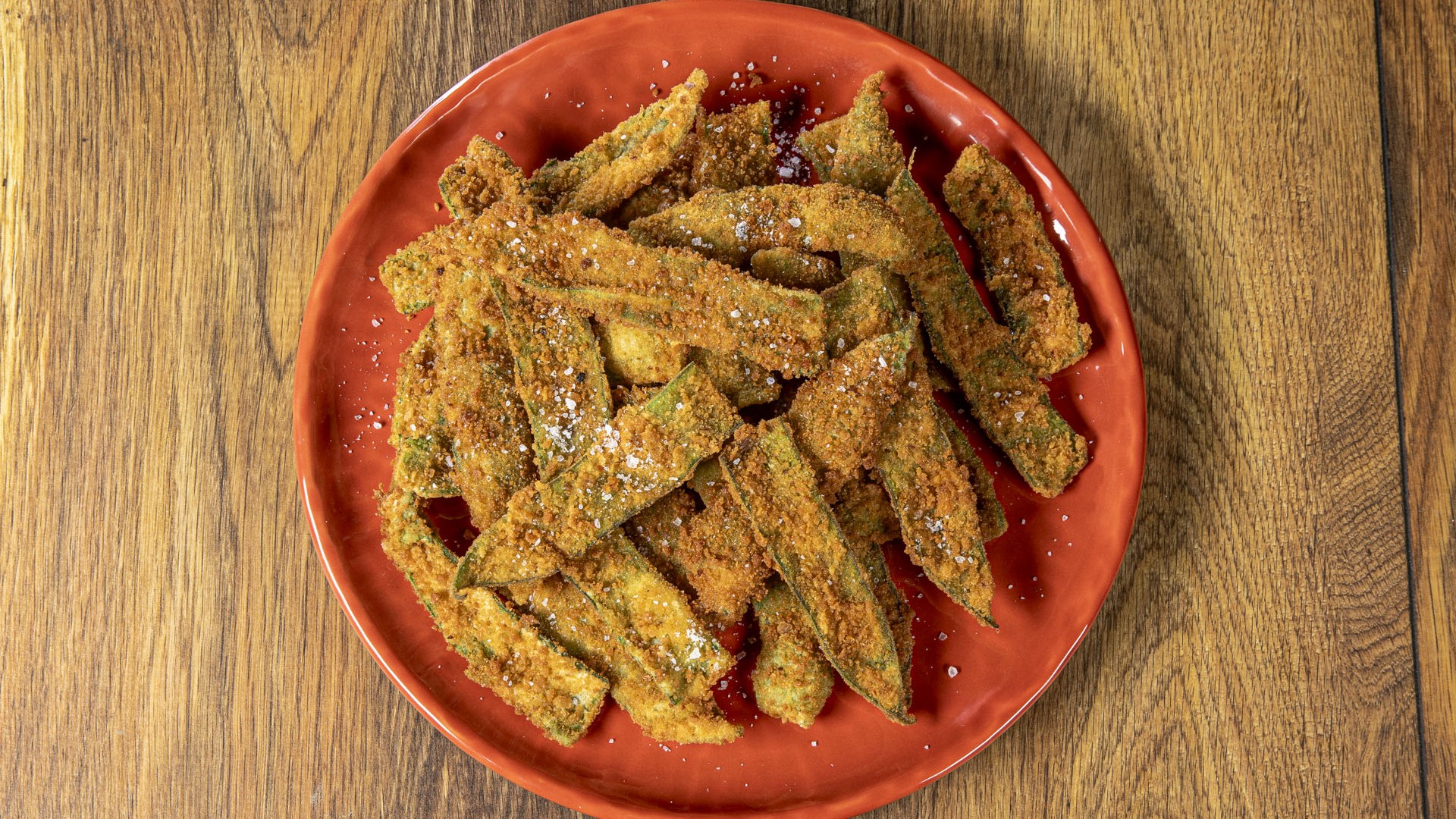 Baccelli di fave fritti