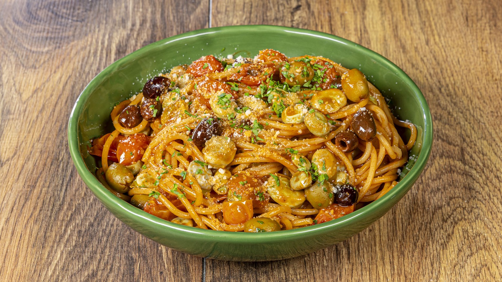 Puttanesca con le fave