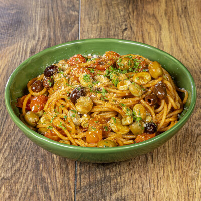 Puttanesca con le fave