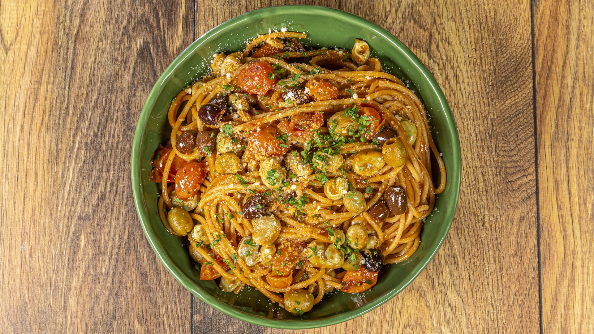 Puttanesca con le fave