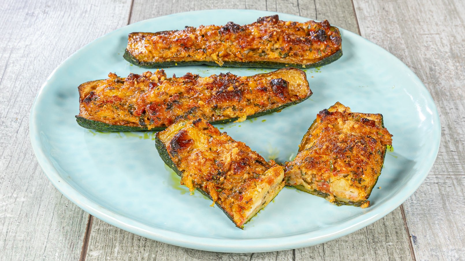 Zucchine ripiene saporite