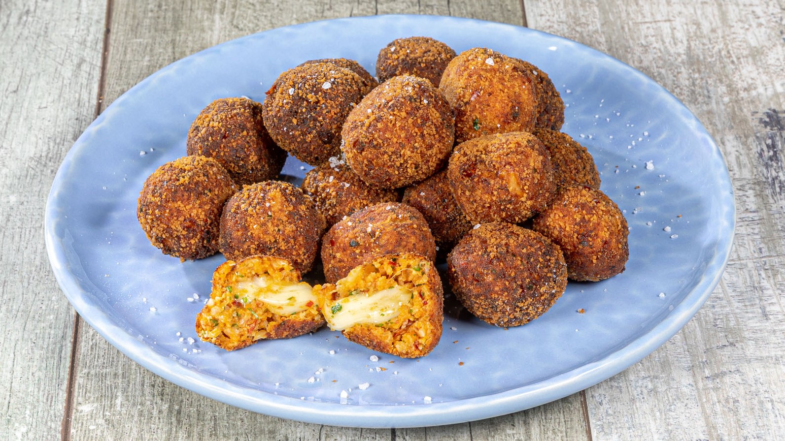 Polpette di cavolfiore provola e 'nduja