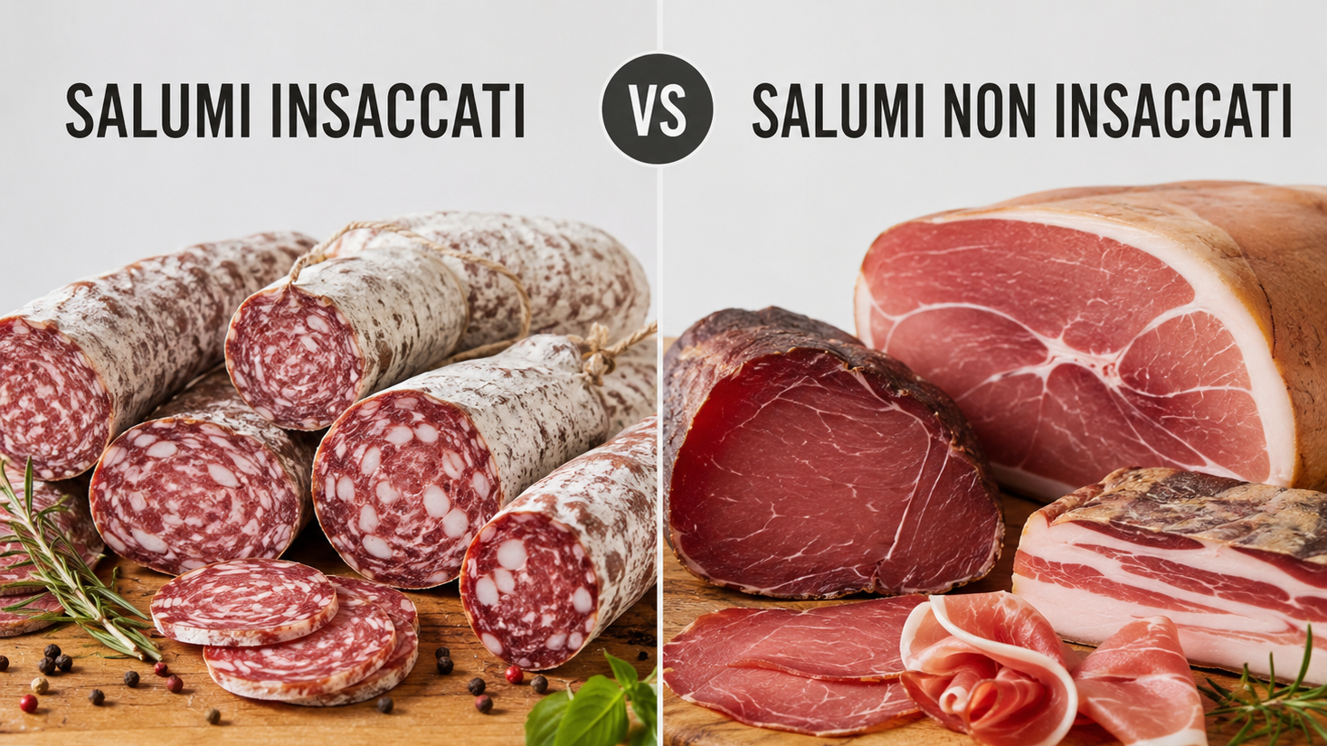 Salumi insaccati e non insaccati