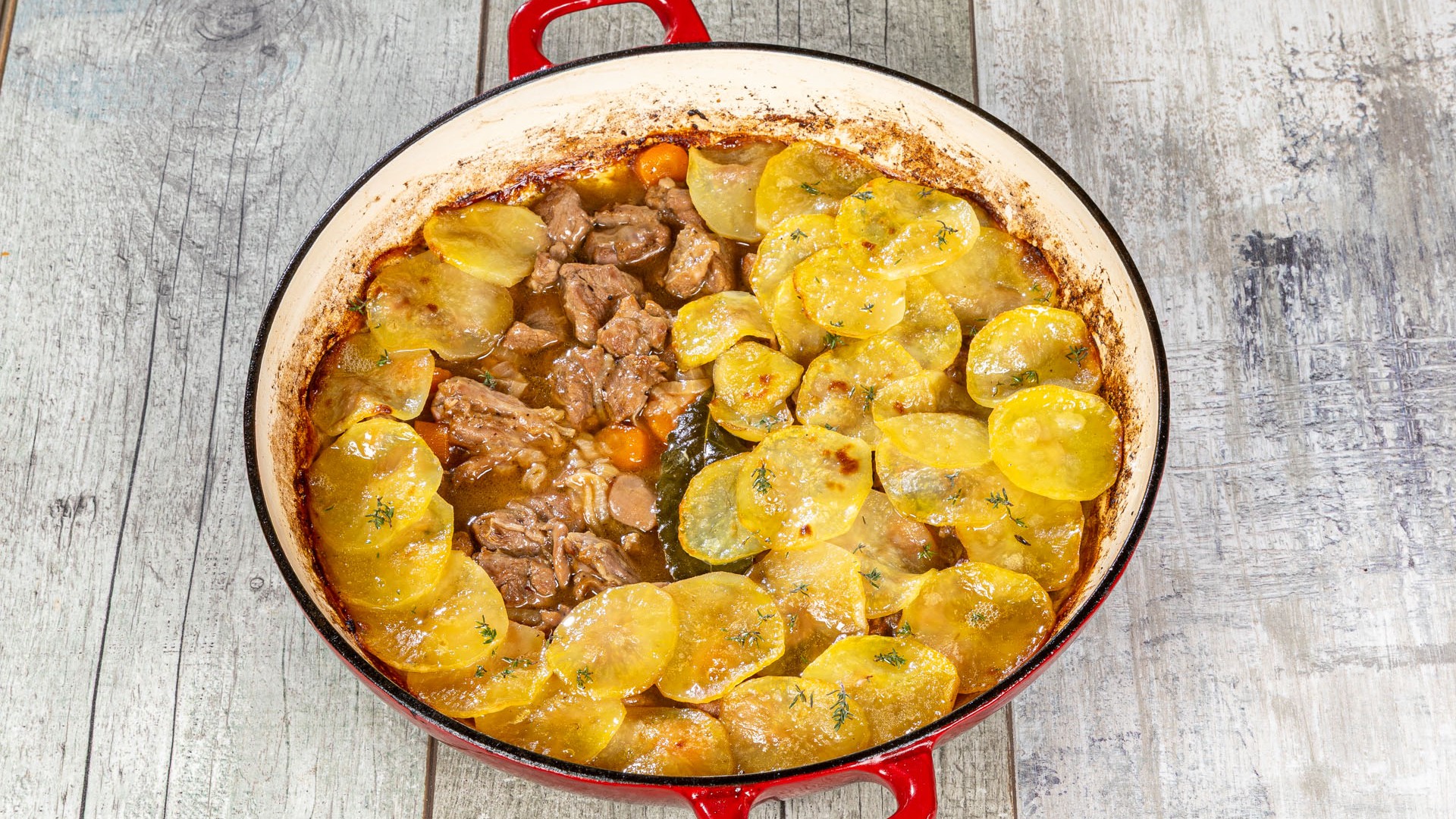 Lancashire Hotpot - Spezzatino di agnello con patate al forno
