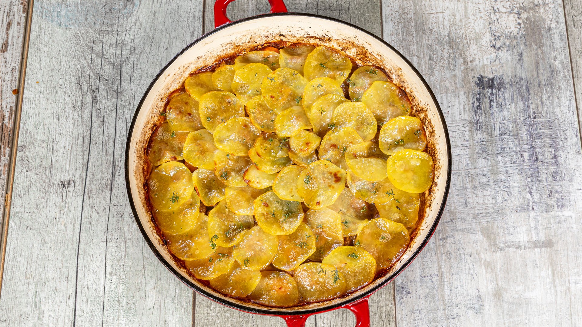 Lancashire Hotpot - Spezzatino di agnello con patate al forno
