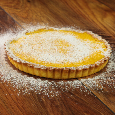 Crostata con crema alla noce moscata