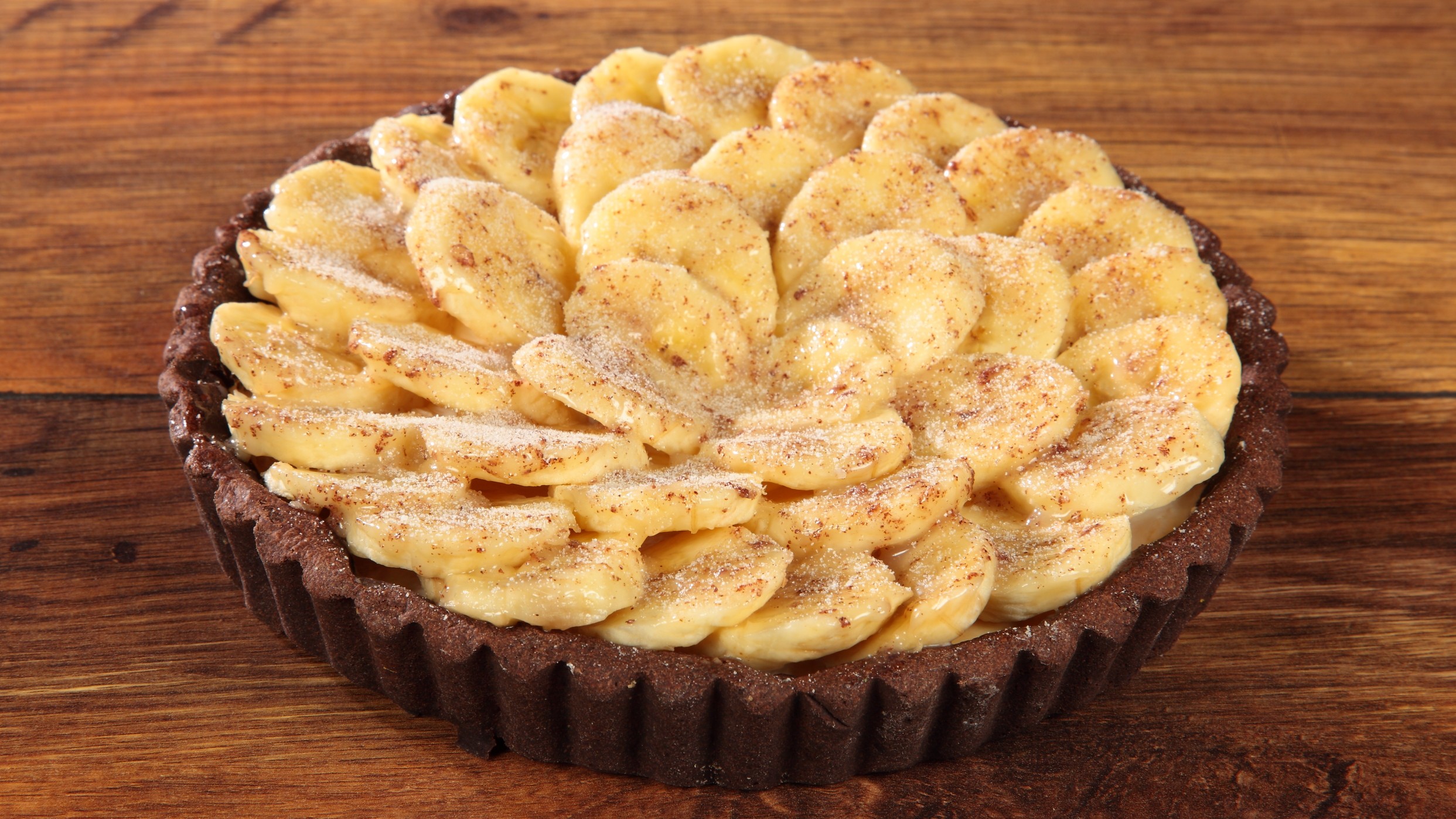 Crostata di banane