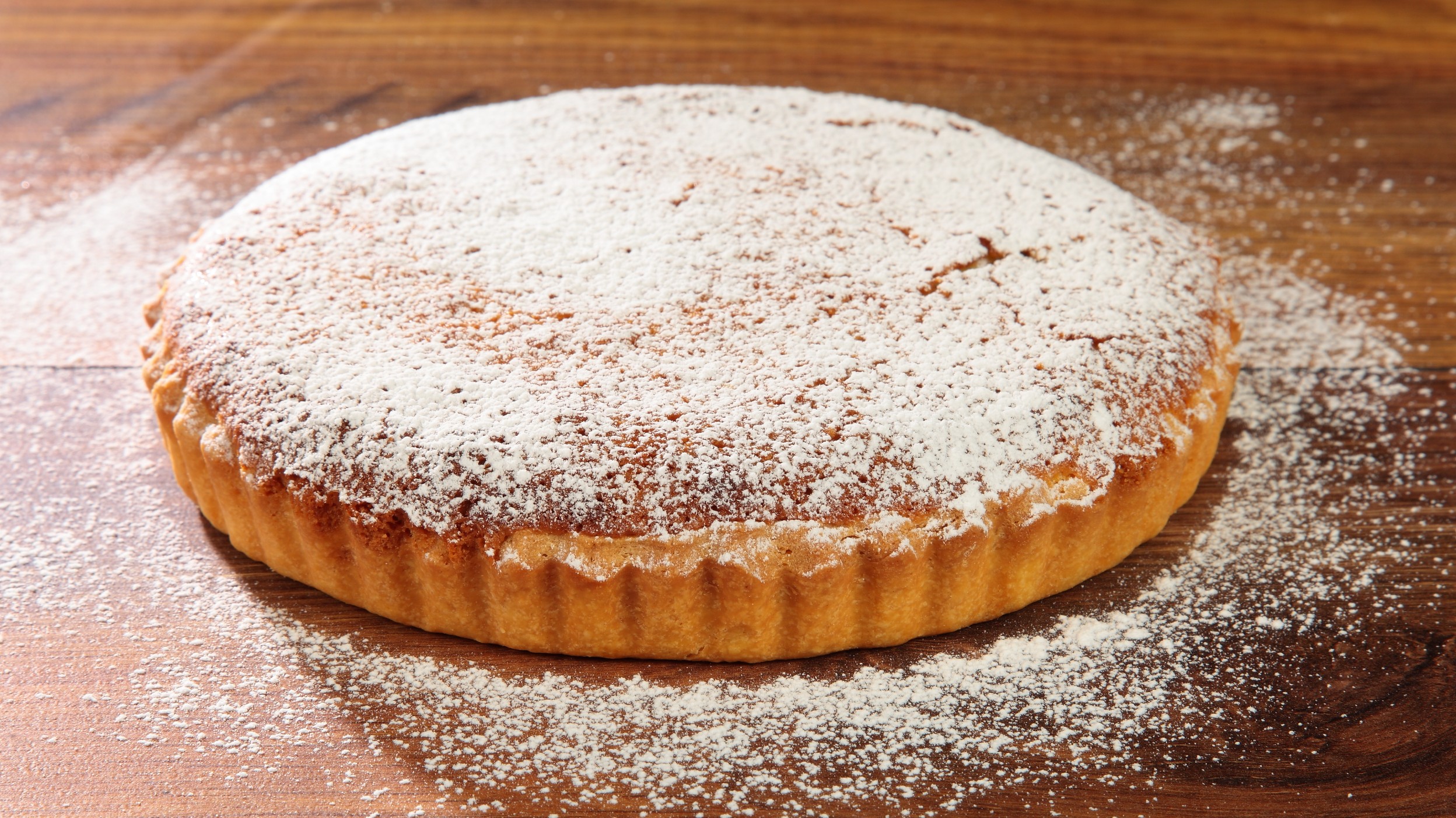 Crostata frangipane con mele spadellate