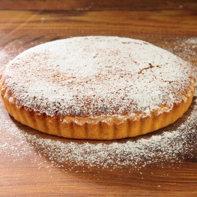 Crostata frangipane con mele spadellate