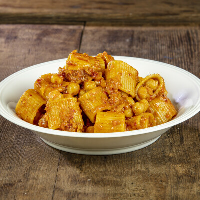 Pasta e ceci con la 'nduja