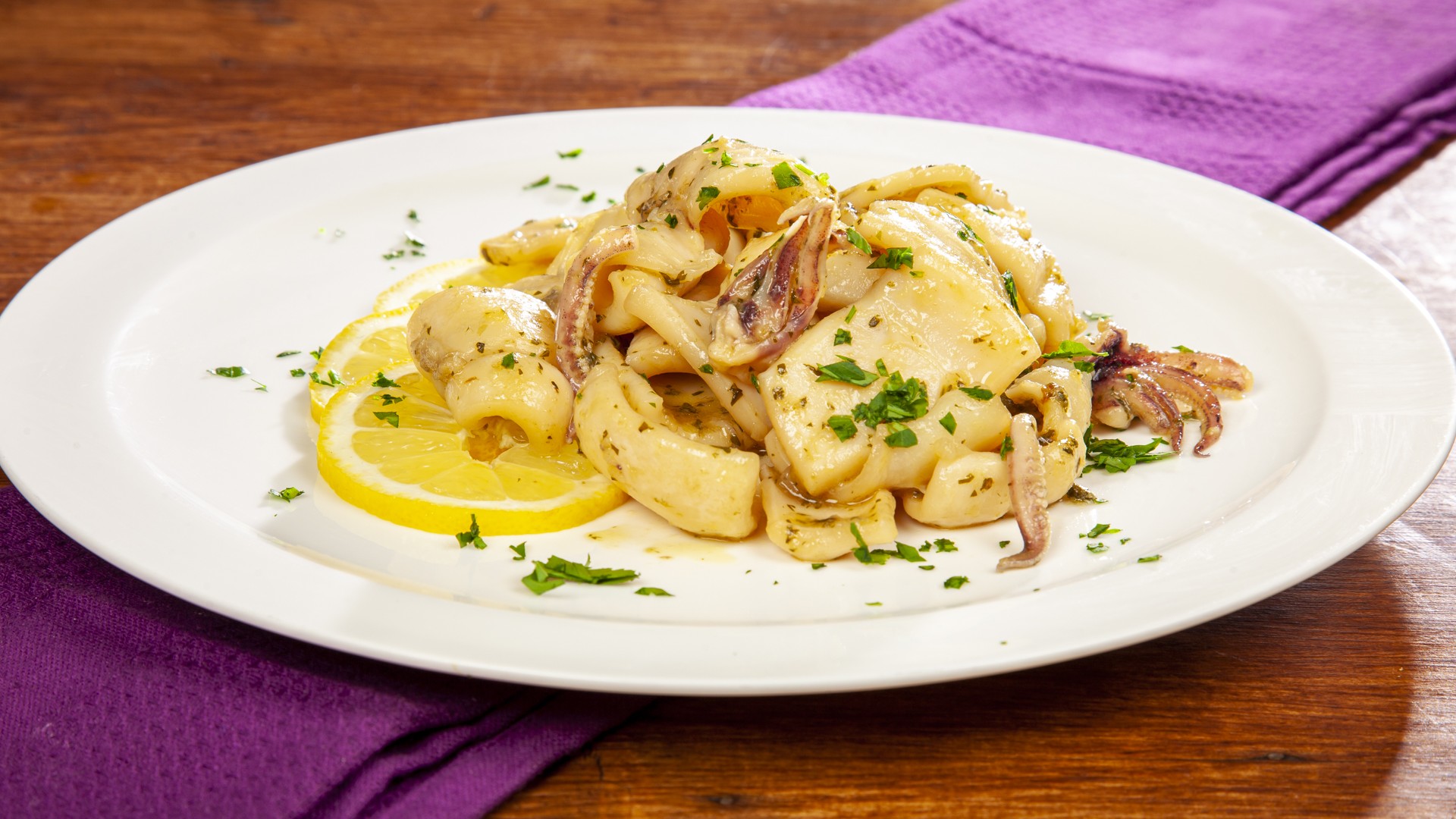 Calamari in teglia