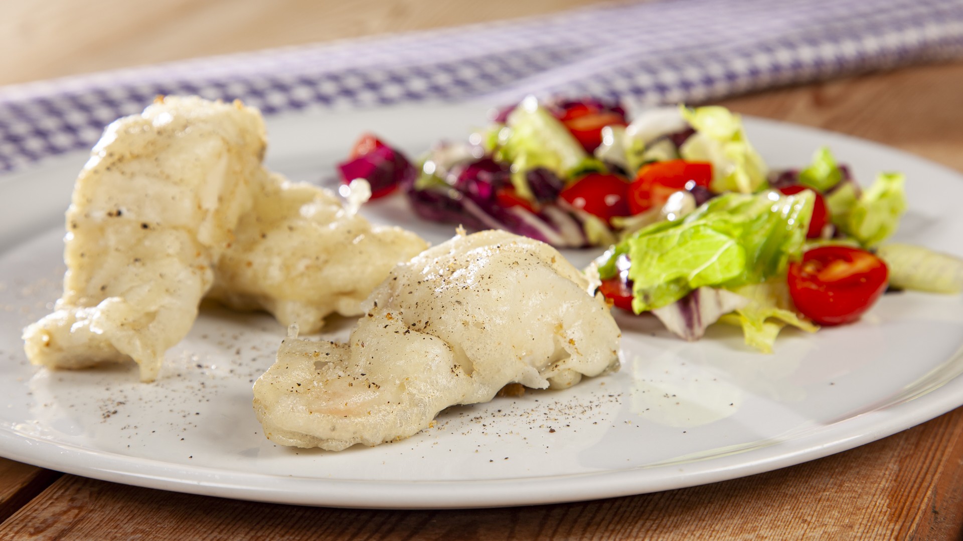 Baccalà fritto alla romana