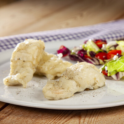 Baccalà fritto alla romana