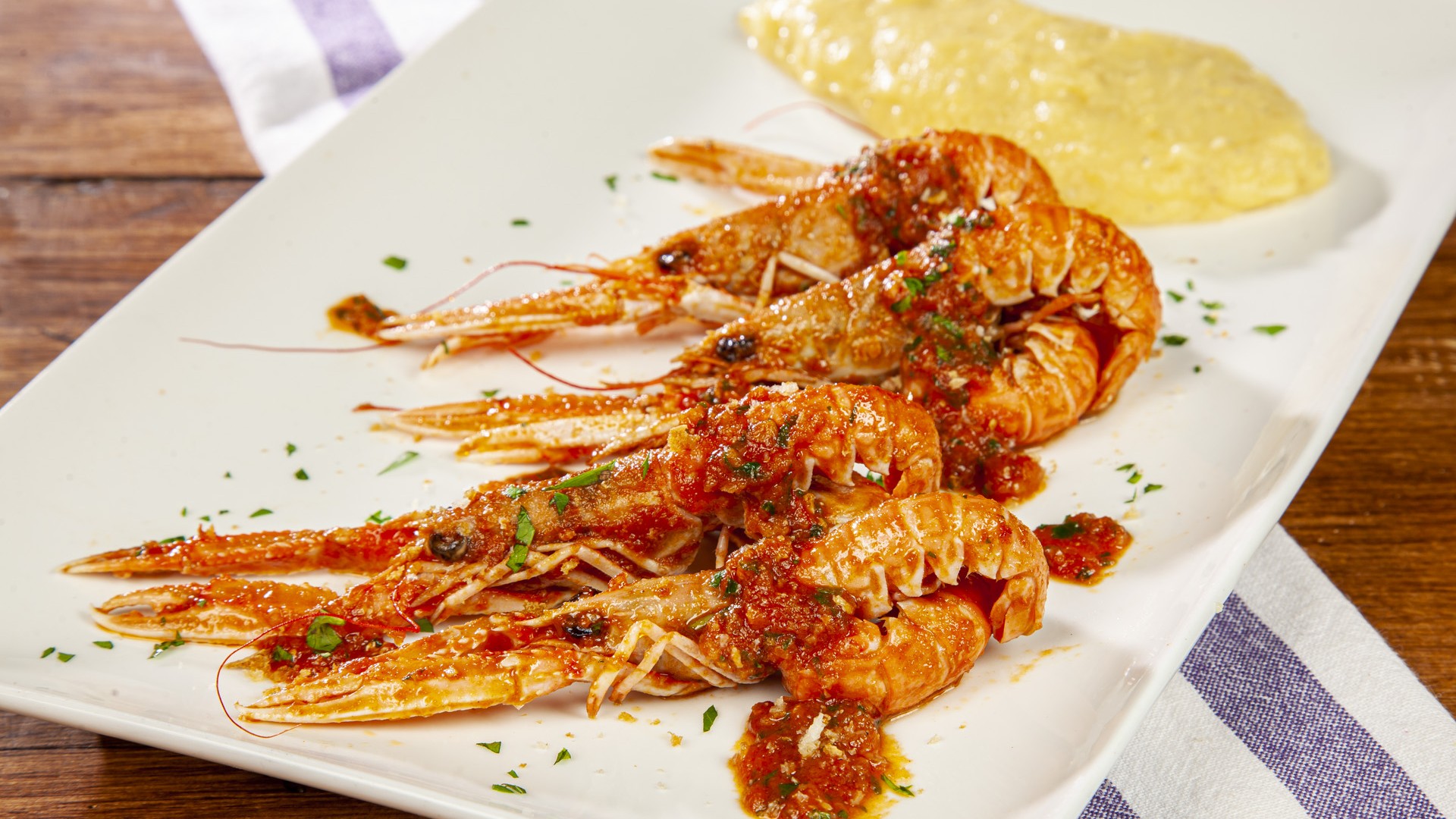 Scampi alla busara